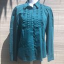 Worthington  Ruffle button down shirt Size Large Photo 0