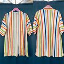 JC Penny Vintage 70s JC Penney Rainbow Stripe Terry Cloth Robe Photo 4