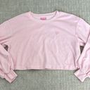 Stoney Clover Lane  matching set baby pink terry cloth sweatshirt boxer short Photo 3