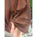 Athleta  Rust Brown Quarter Zip Altitude Polartec Pullover Size Medium Photo 5