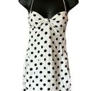 For Love & Lemons For Love of Lemons Ashland Small Black White Polka Dot Shift Dress Photo 0