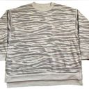 American Eagle  Zebra Print Jegging Fit Pullover Sweatshirt Photo 0