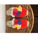 Anthropologie Soludos  Unique Coco Pompom Espadrille Mules 7.5 Photo 4