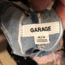 Garage Blue denim and white striped overall dress never worn Photo 5