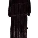 Ulla Johnson  Velvet Midi Dress Womens Size 6 Plum Mulberry Blogger Celeb Style Photo 5