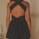 Peppermayo Black Linen Mini Dress Photo 1