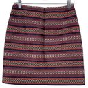 The Loft  Multicolor Aztec Print Texture Pencil Skirt Photo 4