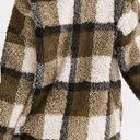 Madewell NEW  (Re)sourced Sherpa Popover Tunic Jacket in Plaid, M Photo 1