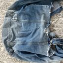 Boom Boom Jeans Cropped Distressed Jean Jacket Photo 3