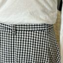 Liz Wear Vtg  gingham black/white button down cotton maxi HR cottage skirt 8 Photo 5