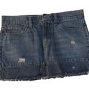 Levi's Distressed Denim Mini-skirt - Sz 27 - EUC Photo 0