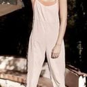 Free People Movement  One Piece Split Rock Jumpsuit in Ivory Size Small Photo 0