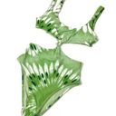 Aerie  | Green Tie-Dye Cutout One Piece Swimsuit S Photo 0