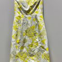 J.Crew  Strapless Yellow Floral Mini Dress  Photo 0