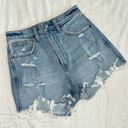 Abercrombie & Fitch  Ultra High Rise Mom Denim Jean Shorts Size 26 Photo 1