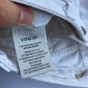 Vince  Five Pocket White Denim Bermuda Shorts Size 24 Photo 7