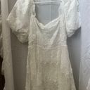 Boutique White Lace Mini Dress Photo 1