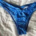 SheIn blue bandana print swim suit Photo 2