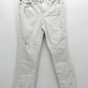 Rock & Republic  Kendall White Cotton Blend Denim Capri Jeans Women's Size 4 Photo 1