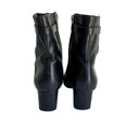 Bandalino Womens Black Leather Biker boots Ankle Boots Size 7.5M Photo 11