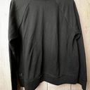 a.n.a  Womens Crewneck Black Graphic Long Sleeve Sweatshirt Photo 9