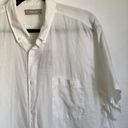 Everlane NWT  The Linen Short-Sleeve Standard Fit Shirt in White Photo 3