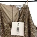 Zac Posen NWT  Robin Sequin V-Neck Plunge Ruffle Hem Midi Gown Dress Size 8 Photo 7