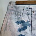 Gap  Cheeky Straight Jean Womens  2 26 Tie Dye High Rise Cropped Ankle Denim Raw Photo 6