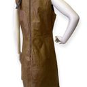 Badgley Mischka Leather  Knee-Length Dress Photo 5