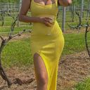 Windsor Yellow midi dress Photo 8