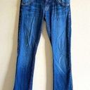 Hudson Jeans Hudson Womens Flap Beth Flare Jeans W176DHK Size‎ 27 ELT Low Rise Blue Photo 0