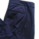 Talbots  Crop Pants Pique Rick-Rack Navy Slim Crop Pants Size 10 Photo 5