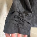 Dress Barn  | open front denim ruffle blazer Photo 4