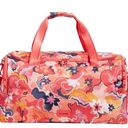 Vera Bradley ReActive large duffel bag Rosa Agate pink blue floral like new Photo 0