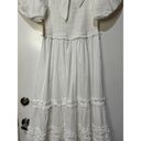 Cleobella  Cherith Tier Midi Dress White Size XL NWT Timeless Elegance Western Photo 13