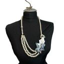 Lee Vintage  SANDS - Mother of pearl faux pearl beaded jewelry necklace - tropica Photo 0