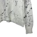 Wooden Ships  Splatter Pullover Sweater Cream Gray Mohair Wool Size Small Medium Photo 2