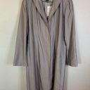 BCBGMAXAZRIA NWT BCBG Max Azria Collection | 100% Silk Overcoat in Color Nickel Size 12 Photo 0