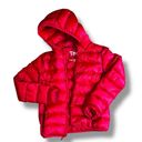 Aritzia Tna Womens Little Puff Packable Hooded Red Jacket Size Small Photo 1