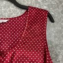 Lane Bryant Cacique  Red Polka Dot Plus Size Sleep Top - Size 26/28 - Silky Feel Photo 2