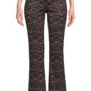 No Bo Nwt   Junior's Print Flared Pants black soot size xsmall(1) bell bottoms Photo 1