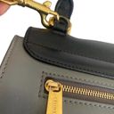 CELINE  2WAYHand Bag Trapeze Shoulder bag Gray x Black x Orange Photo 4