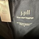 J.Jill  Women’s Capri Leggings Pima Cotton-Blend Stretch Deep Blue S NWT Photo 4