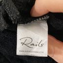 Rails  Marlo Black Flocked Cobra size zip Sweatshirt size S Photo 9