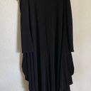 Joseph Ribkoff  Harem Drape Cold Shoulder Zip Up Chic Black Jumpsuit Size 8 Photo 12