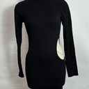 ZARA Ribbed Open Side Mock Neck Sweater Photo 0