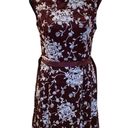 Candalite NWT  Women's Dress Burgundy Floral Lace Scoop Neck Sleeveless Sz M #303 Photo 2