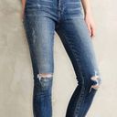 Citizens of Humanity  COH Rocket High Rise Distressed Skinny Jeans Size 27 Photo 1