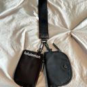 Lululemon Dual Pouch Wristlet Black Photo 1