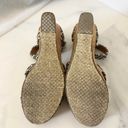 Toms Stripe Wedge Cork Platform Sandals Size 7.0 Photo 9